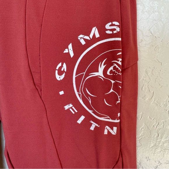 Gymshark Legacy Leggings Peach Pink Logo Pockets Gym Workout - Picture 3 of 8